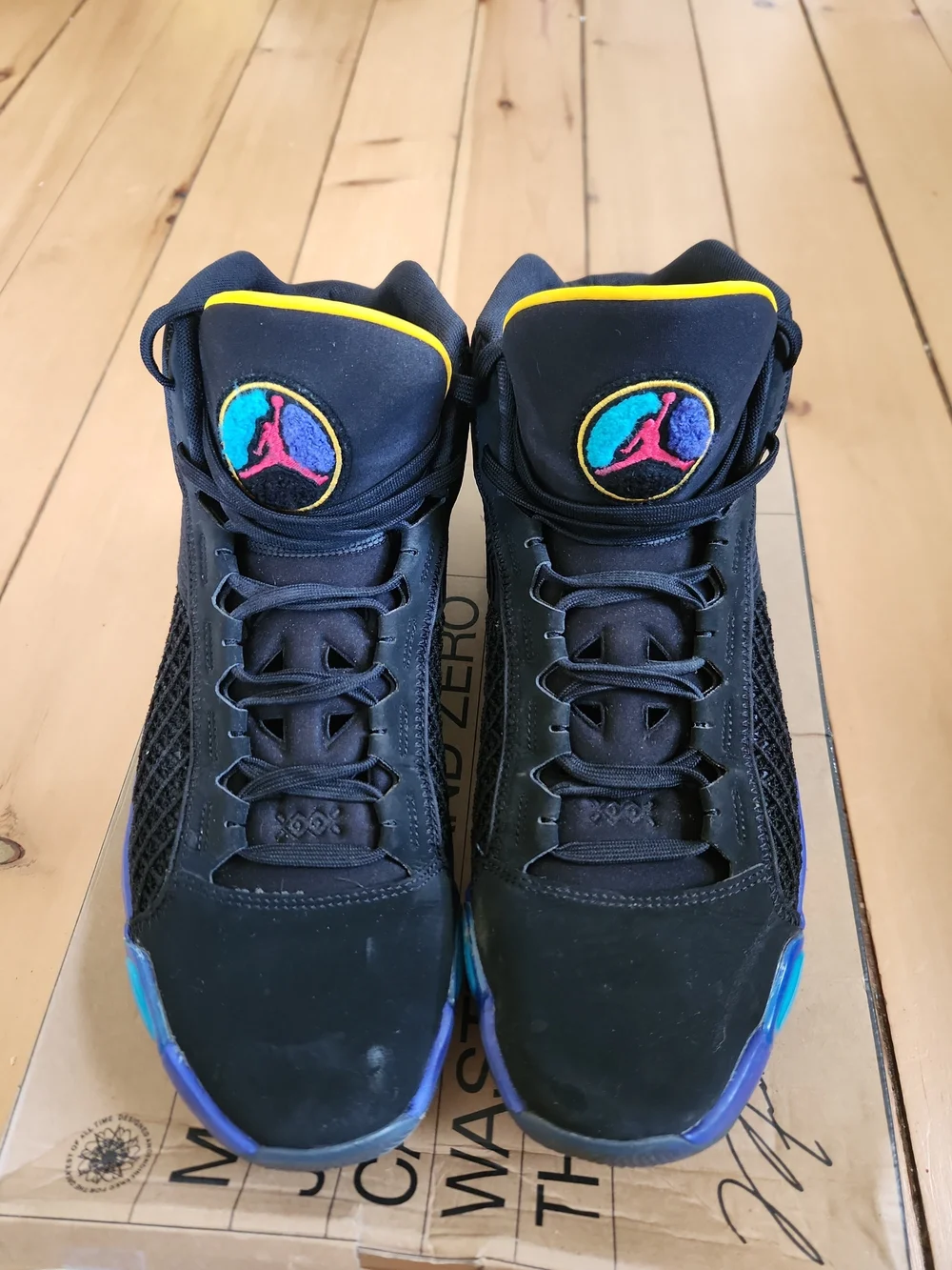 Size 14 - Air Jordan 38 Aqua - DZ3356-001 With Box